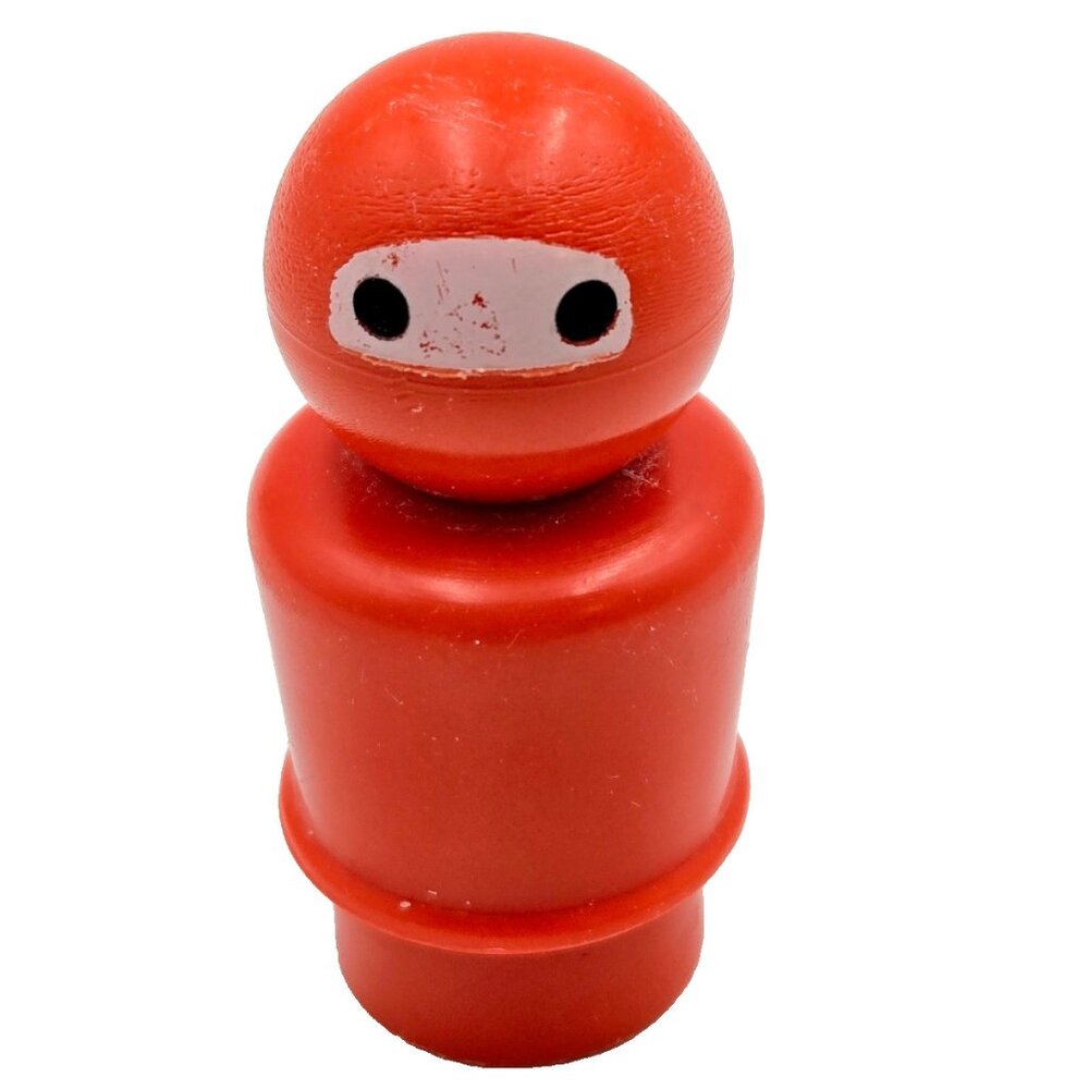 Vintage Fisher Price Little People Orange Deep Sea Diver Man 945 Off-Shore Cargo